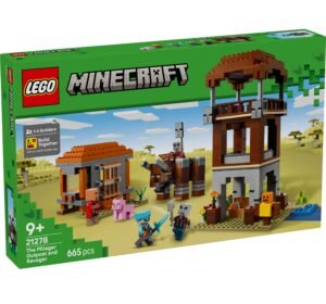 LEGO MINECRAFT THE PILLAGER OUTPOST AND RAVAGER (21278)