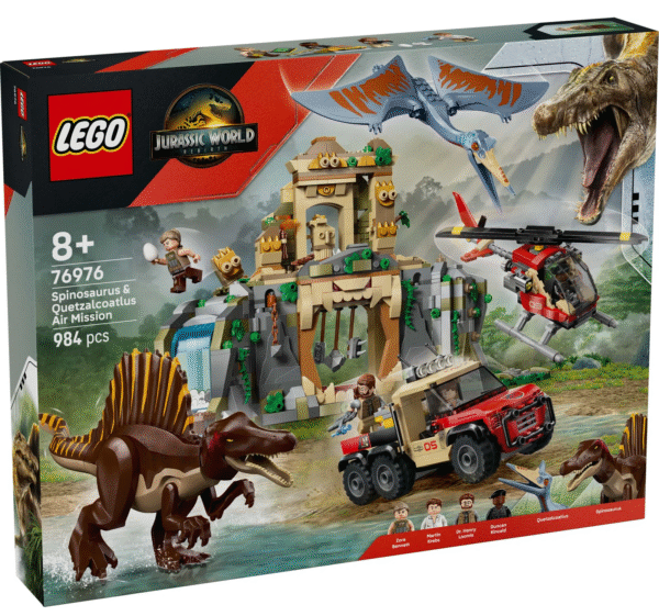 LEGO JURASSIC WORLD SPINOSAURUS & QUETZALCOATLUS AIR MISSION (76976)