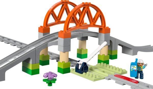 LEGO DUPLO TRAIN BRIDGE AND TRACKS EXPANSION SET (10426) - Image 2