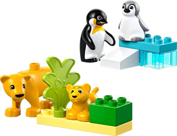 LEGO DUPLO WILD ANIMAL FAMILIES PENGUINS & LIONS (10442) - Image 2