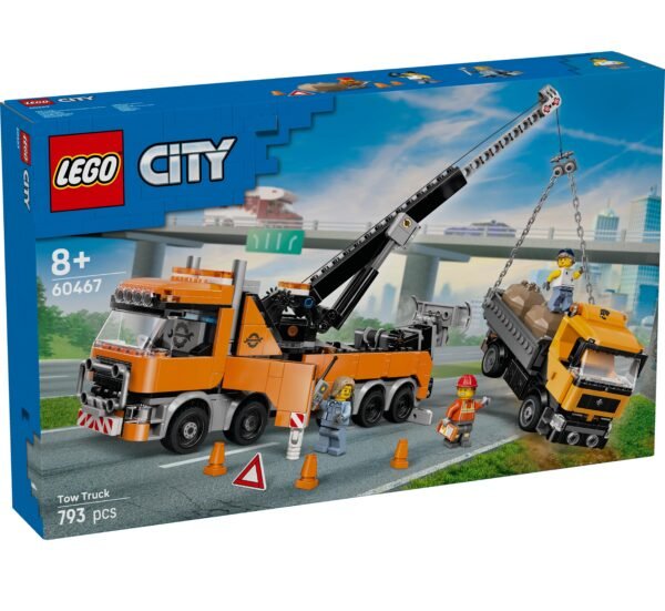 LEGO CITY HEAVY-DUTY RECOVERY TOW TRUCK WITH CRANE (60467)