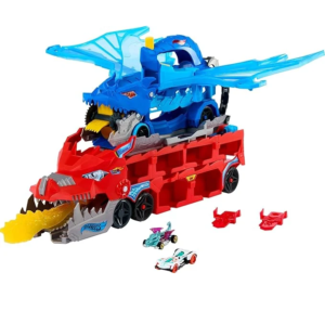 Hot Wheels City Ultimate Dual Dragon Transporter Playset JKJ79