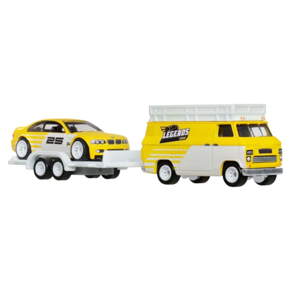 Hot Wheels Legends Tour Team Transport 2-Pack Hauler & Car JFM93 - Image 2
