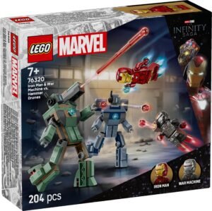 LEGO MARVEL IRON MAN & WAR MACHINE VS. HAMMER DRONES (76320)