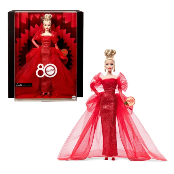 Barbie Signature Collectible Blonde Doll For Mattel 80th Anniversary JBJ17 - Image 16