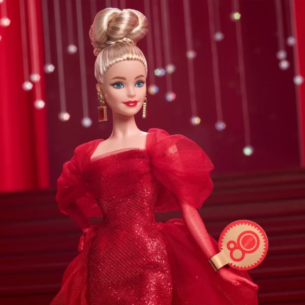 Barbie Signature Collectible Blonde Doll For Mattel 80th Anniversary JBJ17 - Image 5