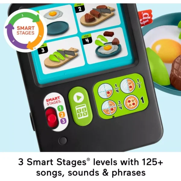 Fisher-Price Laugh & Learn 123 Follow The Recipe Meal Kit Preschool Pretend Playset, 30 Pieces HXP20 - Image 3
