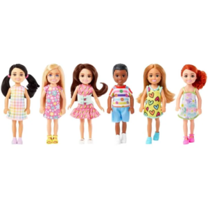 Barbie Chelsea Doll Collection, Small Dolls wearing Removable Fashions and Shoes (Styles May Vary) DWJ33