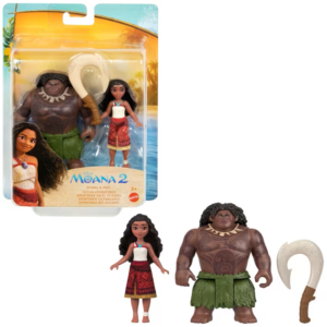 Disney Moana 2 Moana & Maui Ocean Adventures 2-Pack Small Dolls & Accessory Set JDD44