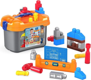 Mega Bloks Workbench with 36 Pieces, Building Block Set, Construction Toy GNT92