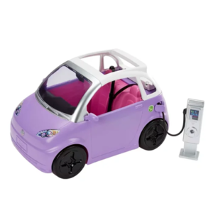 Barbie Car, Kids Toys, “Electric Vehicle” With Charging Station HJV36