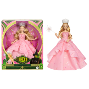Universal Pictures' Wicked Deluxe Glinda Fashion Doll & Accessories With Removable Outfit JLG46
