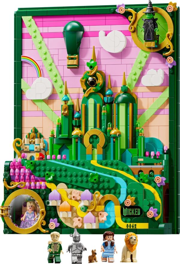 LEGO WICKED EMERALD CITY WALL ART (75685) - Image 2