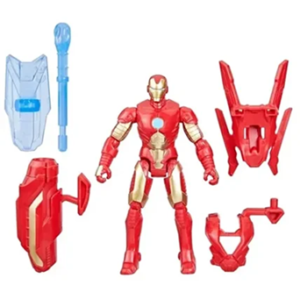 Marvel Avengers Epic Hero Series Battle Gear 4" Iron Man Action Figure F9342