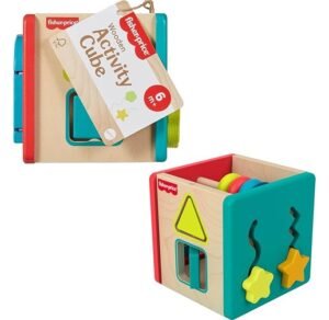 Fisher-Price Wooden Activity Cube JCY40