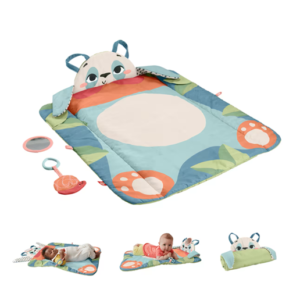 Fisher-Price Planet Friends Roly-Poly Panda Baby Activity Play Mat With 2 Toys HKD65