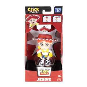 Disney And Pixar Toy Story Click Figs Cowgirl Jessie, Small Movie Toy With Pop Up Action Move JFG25