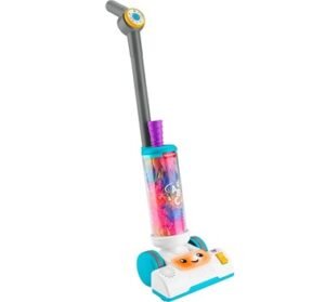 Fisher-Price Laugh & Learn 2-In-1 Vacuum Toddler Electronic Learning Toy With Lights & Music JKD49