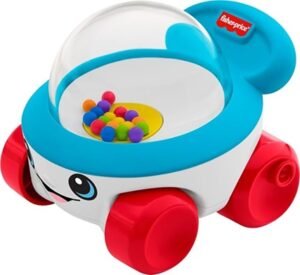 Fisher-Price Corn Popper Vehicle Push-Along Toy With Sounds For Baby & Toddler JKD57